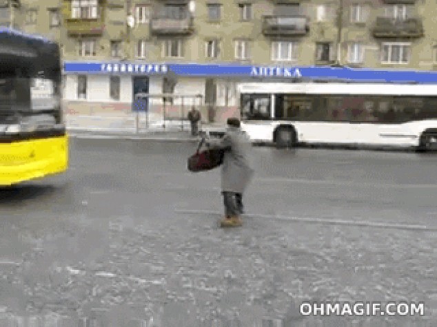 Cómo detener a un autobús en Rusia